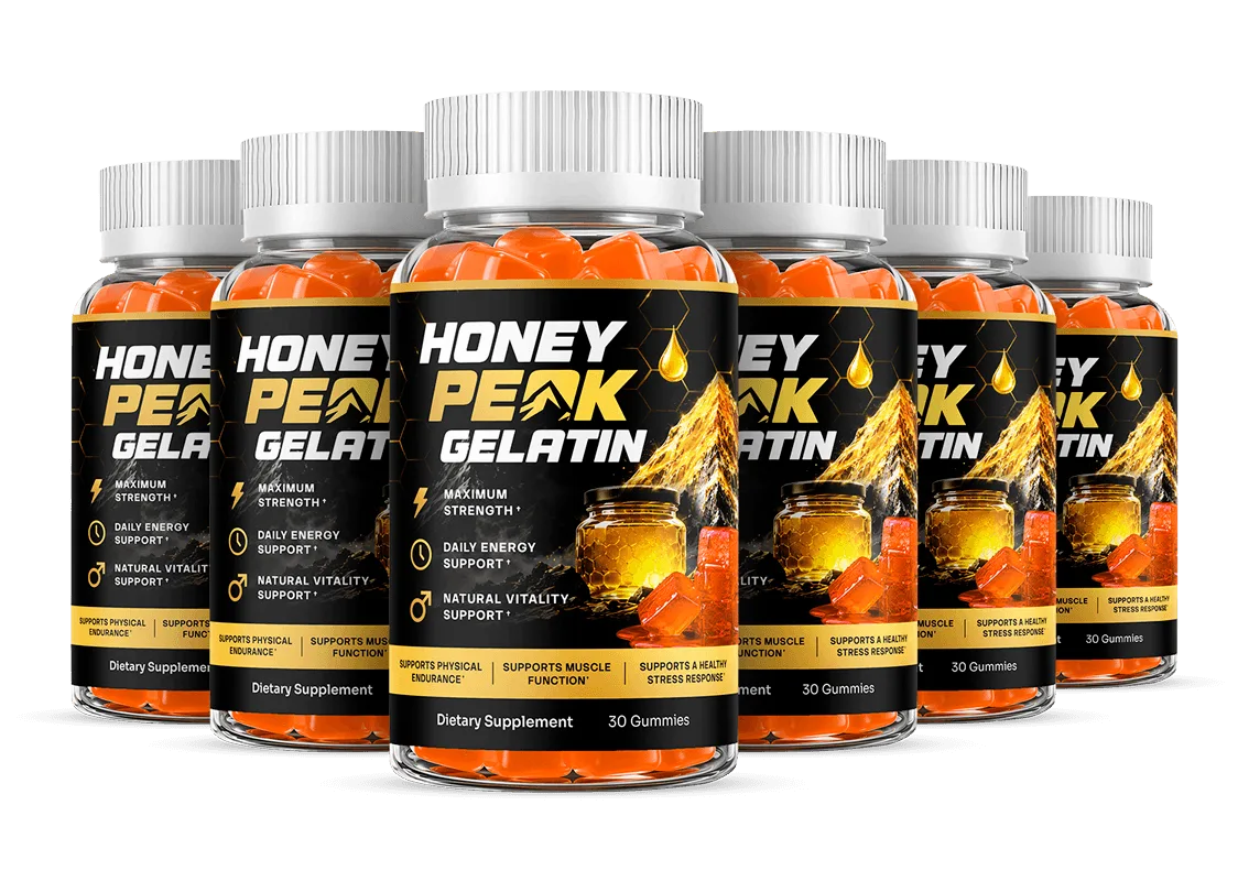 honey peak gelatin 6 bottles